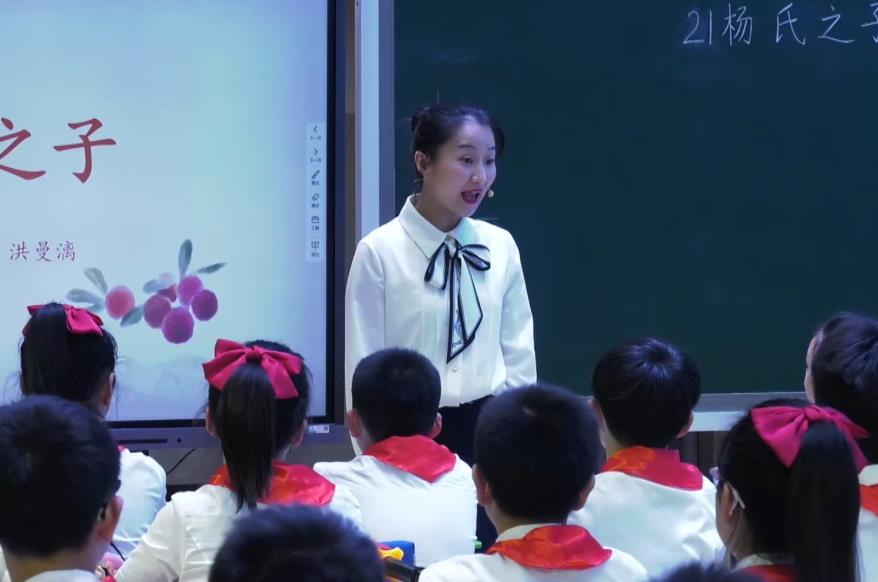 洪曼漓，《楊氏之子》，五年級下冊，第八單位