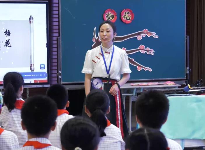 付朝敏，《梅花》，五年級(jí)下冊(cè)，第五單元，人教版
