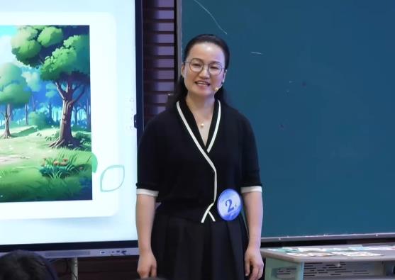 張宜，《春天的童話(huà)》，三年級(jí)下冊(cè)，第二單元，西師版