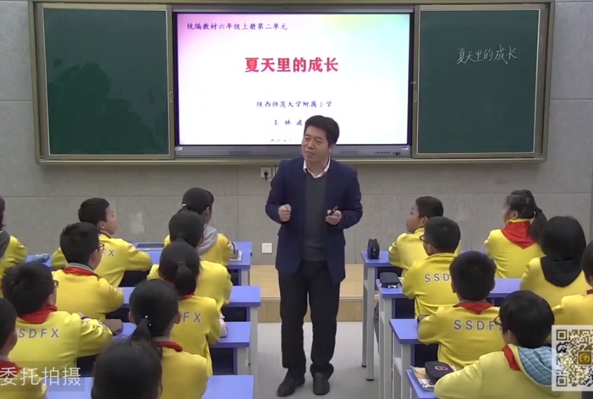 王林波《夏天里的成長》+微講座，六年級上冊五單元
